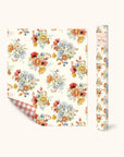 Autumn Bloom Reversible Gift Wrap