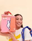 JuJuBe Miffy Flower Fields Fuel Cell Insulated Lunch Bag - Pink & Orange