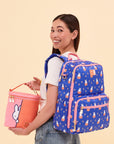 JuJuBe Miffy Flower Fields Zealous Backpack - Blue & Orange