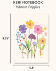 Vibrant Poppies Keri Notebook