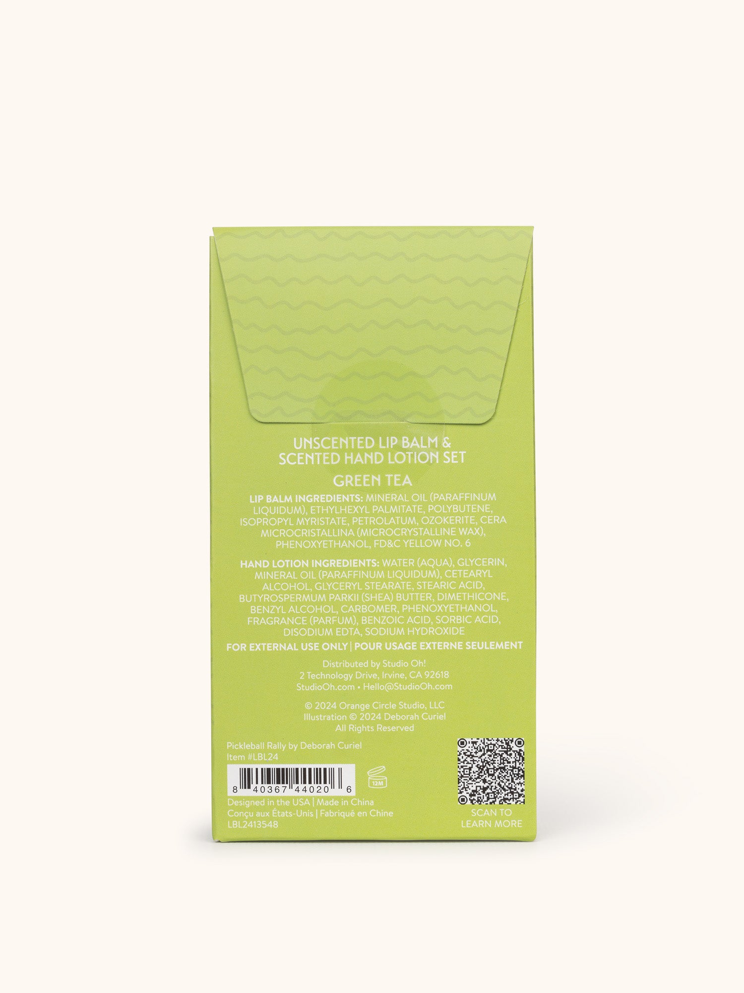 Pickleball Rally Lip Balm & Hand Lotion Set