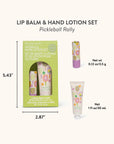 Pickleball Rally Lip Balm & Hand Lotion Set