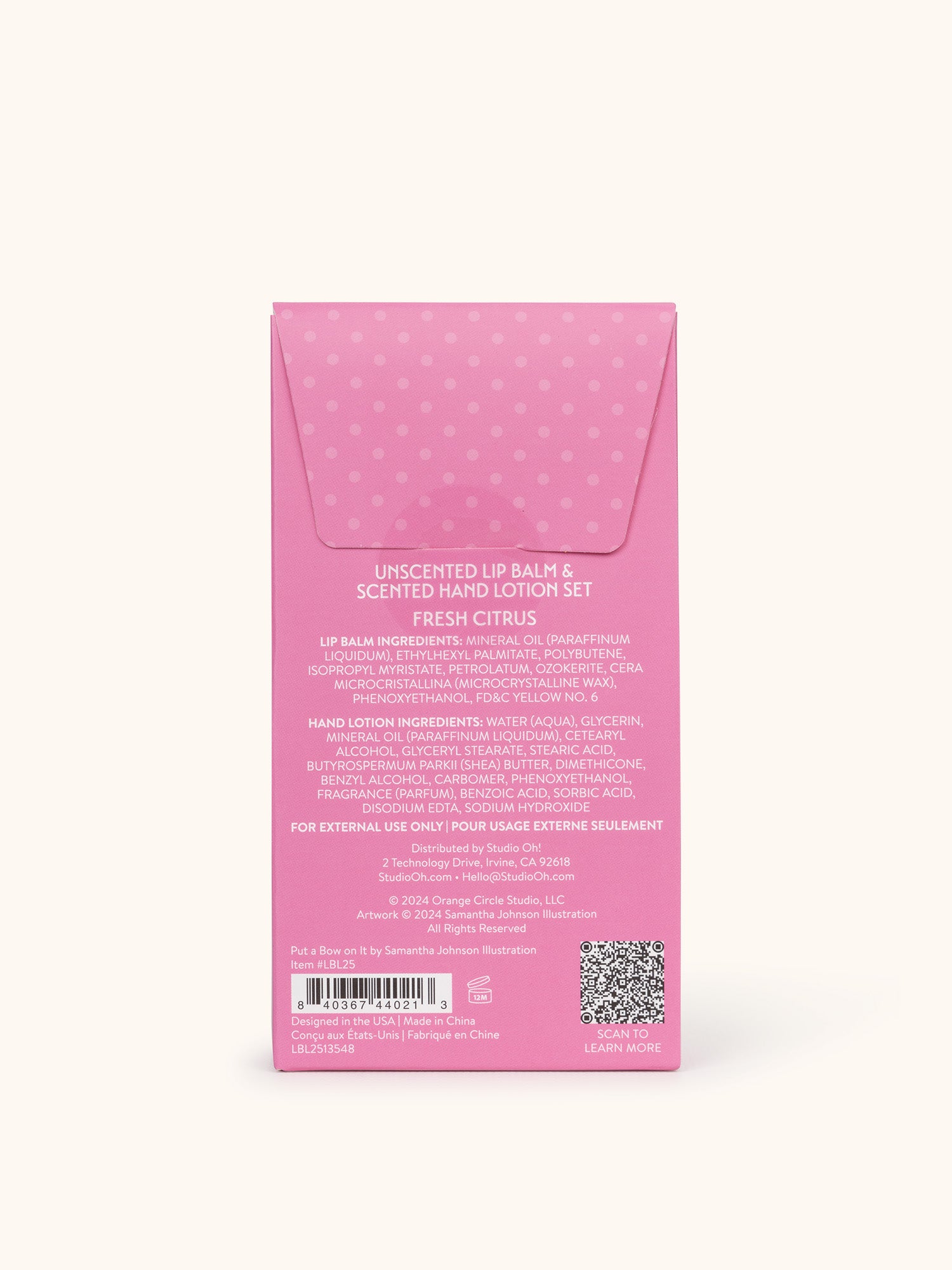 Put a Bow on It Lip Balm & Hand Lotion Set