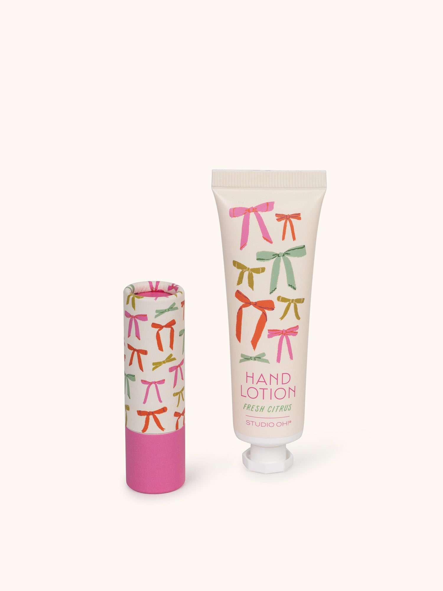Put a Bow on It Lip Balm & Hand Lotion Set – Studio Oh!