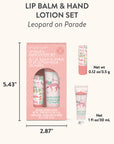 Leopard on Parade Lip Balm & Hand Lotion Set