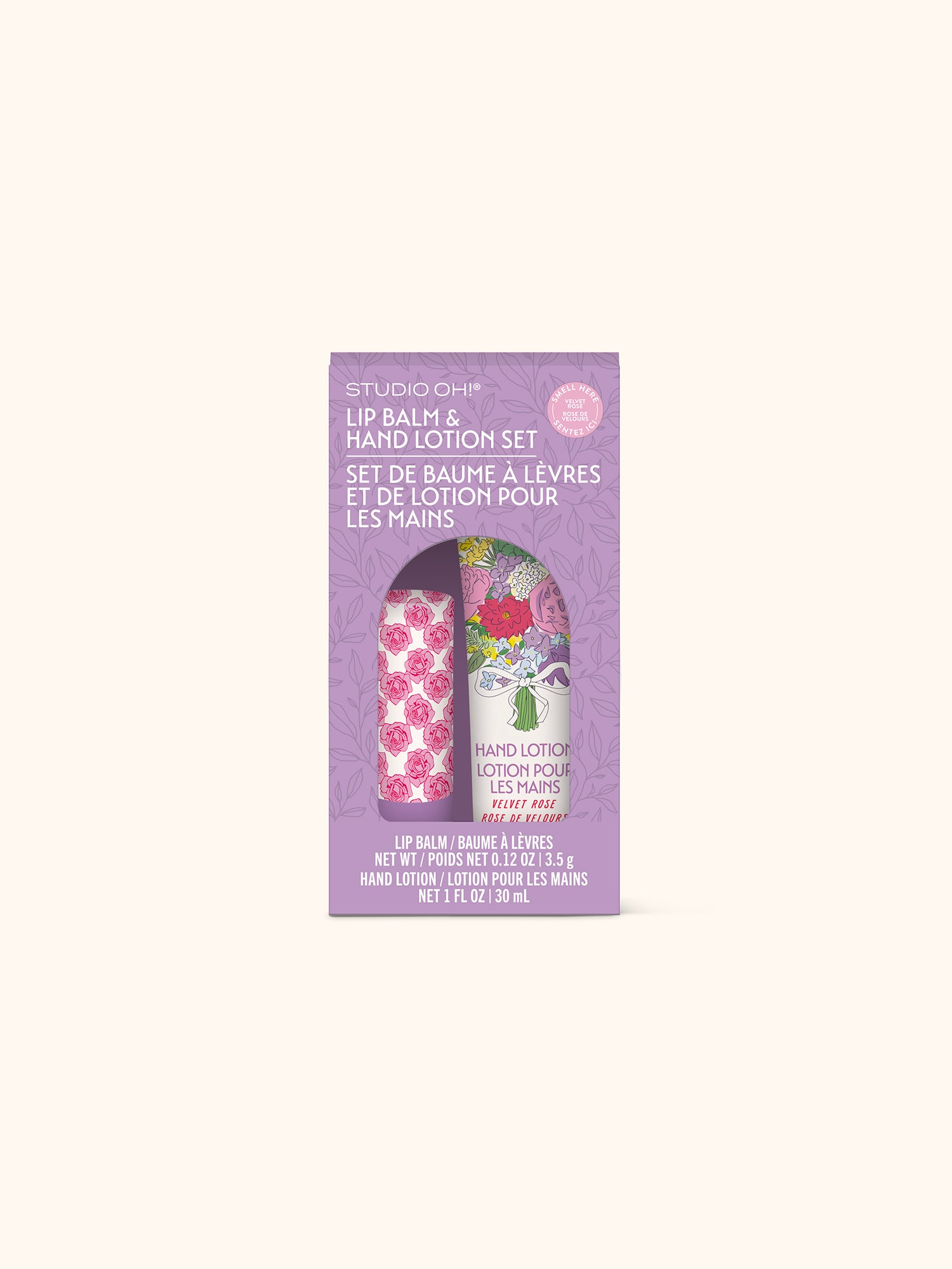 Petite Rose Lip Balm & Hand Lotion Set