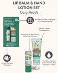 Cozy Reads Lip Balm & Hand Lotion Set