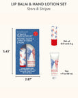 Stars & Stripes Lip Balm & Hand Lotion Set