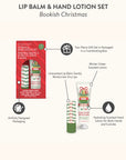 Bookish Christmas Lip Balm & Hand Lotion Set