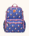 JuJuBe Miffy Flower Fields Zealous Backpack - Blue & Orange