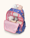 JuJuBe Miffy Flower Fields Zealous Backpack - Blue & Orange