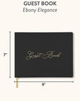 Ebony Elegance Guest Book