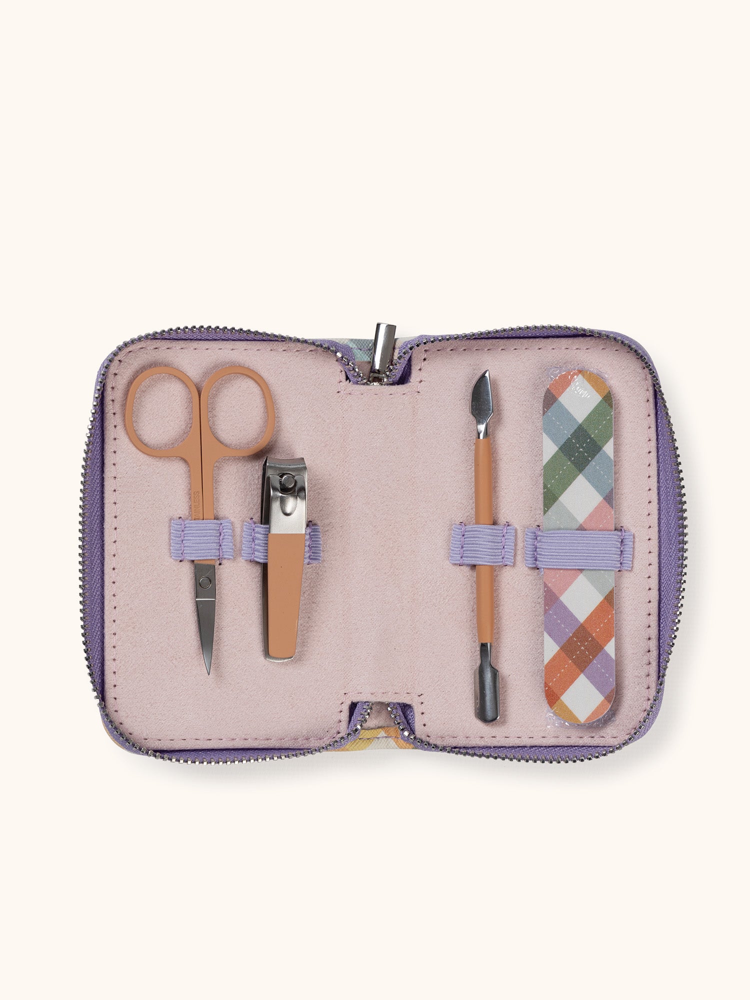 As If Argyle Manicure Set