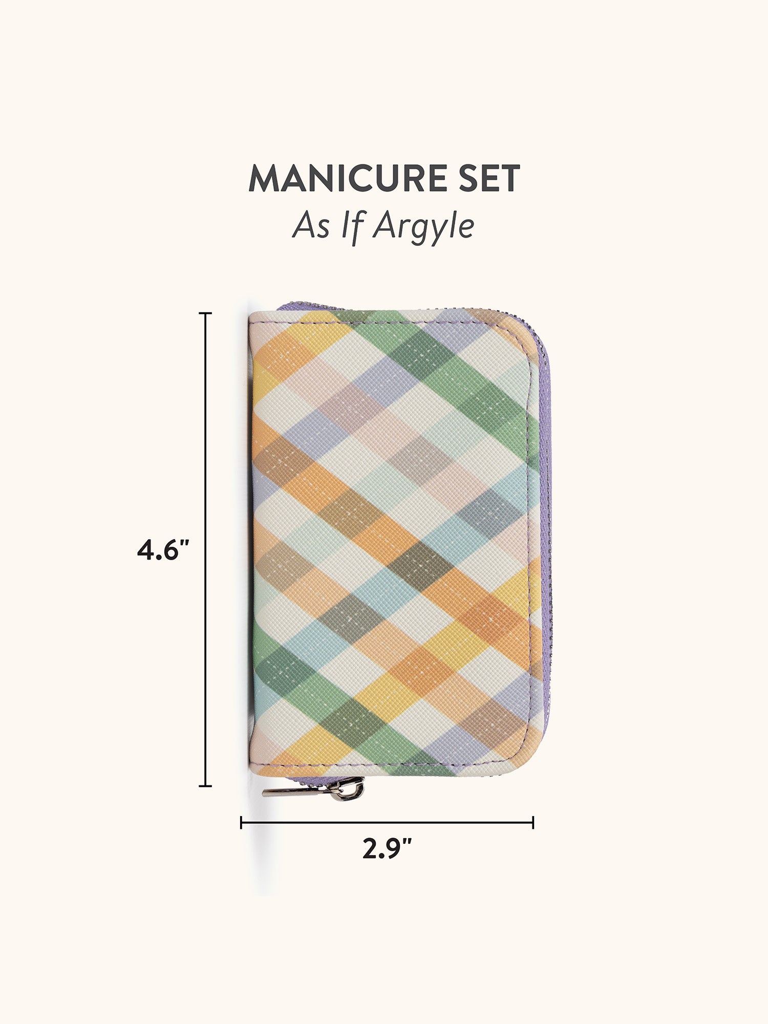 As If Argyle Manicure Set