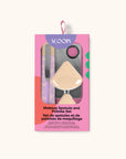SCOOPS Beauty Makeup Spatula and Palette Set, Simple Bows