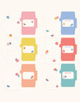 Plaid Blossoms Mini Memo with Stickers