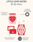 Be My Heart Mini Memos with Stickers