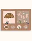 Be Kind Mini Note Card Set with Stickers