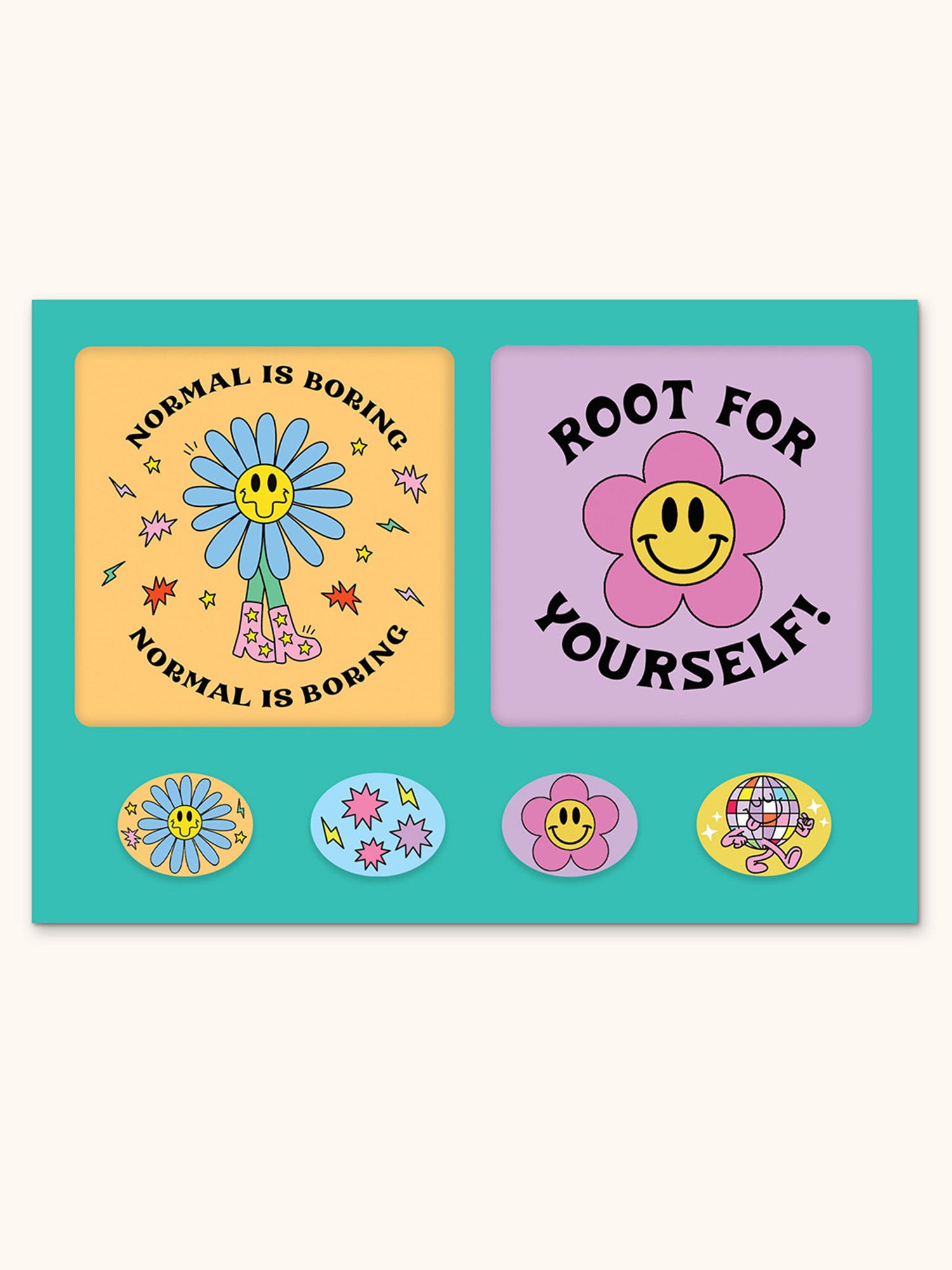 Be the Sunshine Mini Note Card Set with Stickers