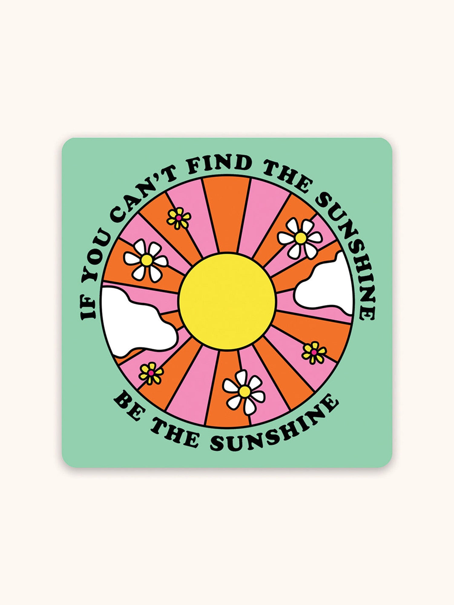 Be the Sunshine Mini Note Card Set with Stickers