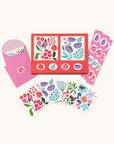 Botanical Bliss Mini Notecard Set with Stickers