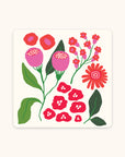 Botanical Bliss Mini Notecard Set with Stickers