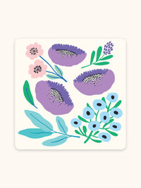 Botanical Bliss Mini Notecard Set with Stickers