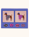 Bonjour, Mes Amis Mini Note Card Set with Stickers