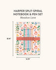 Meadow Lane Harper Split-Spiral Notebook & Pen Set