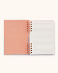 Coral & Salt Water Harper Split-Spiral Notebook & Pen Set
