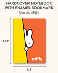 Classic Miffy Hardcover Notebook with Enamel Bookmark