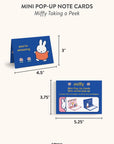 Miffy Dreamy Petals Mini Pop-Up Note Cards