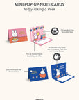 Miffy Dreamy Petals Mini Pop-Up Note Cards