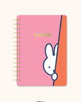 Miffy Taking a Peek Agatha Notebook with Pocket & Stickers