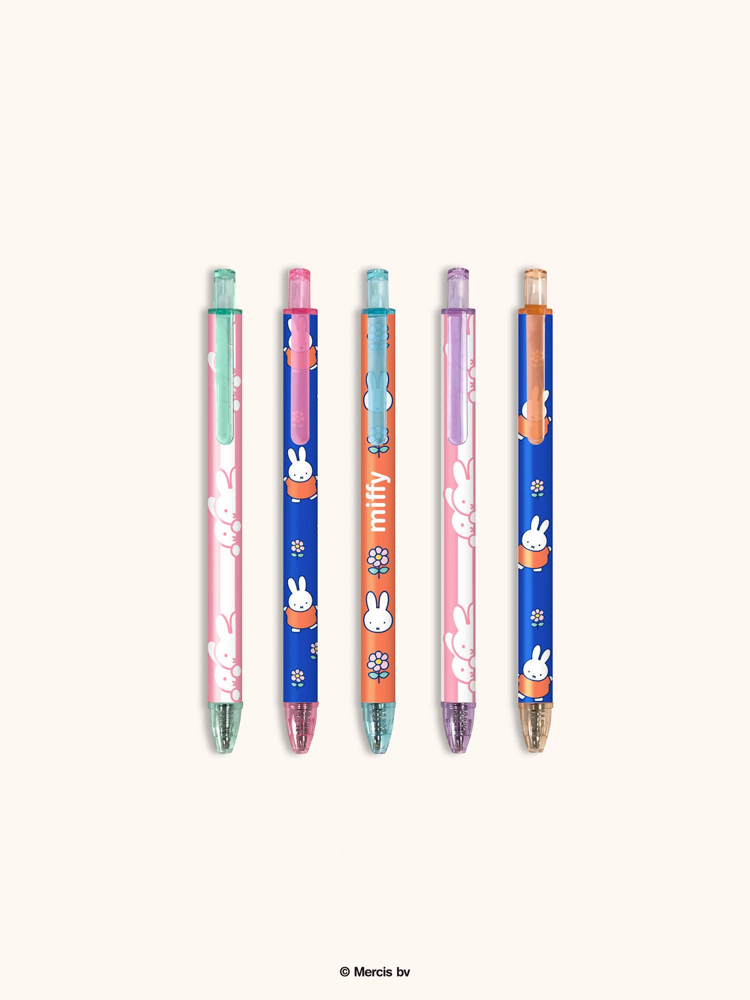 Miffy Dreamy Petals Soft-Touch Gel Pen Set – Studio Oh!