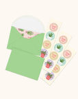 Grow with Me Thank You Note Card Set with Stickers