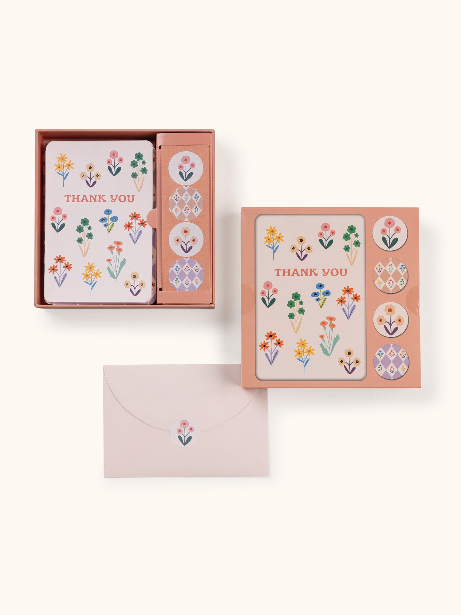 Meadow Lane Assorted Note Card Set with Stickers