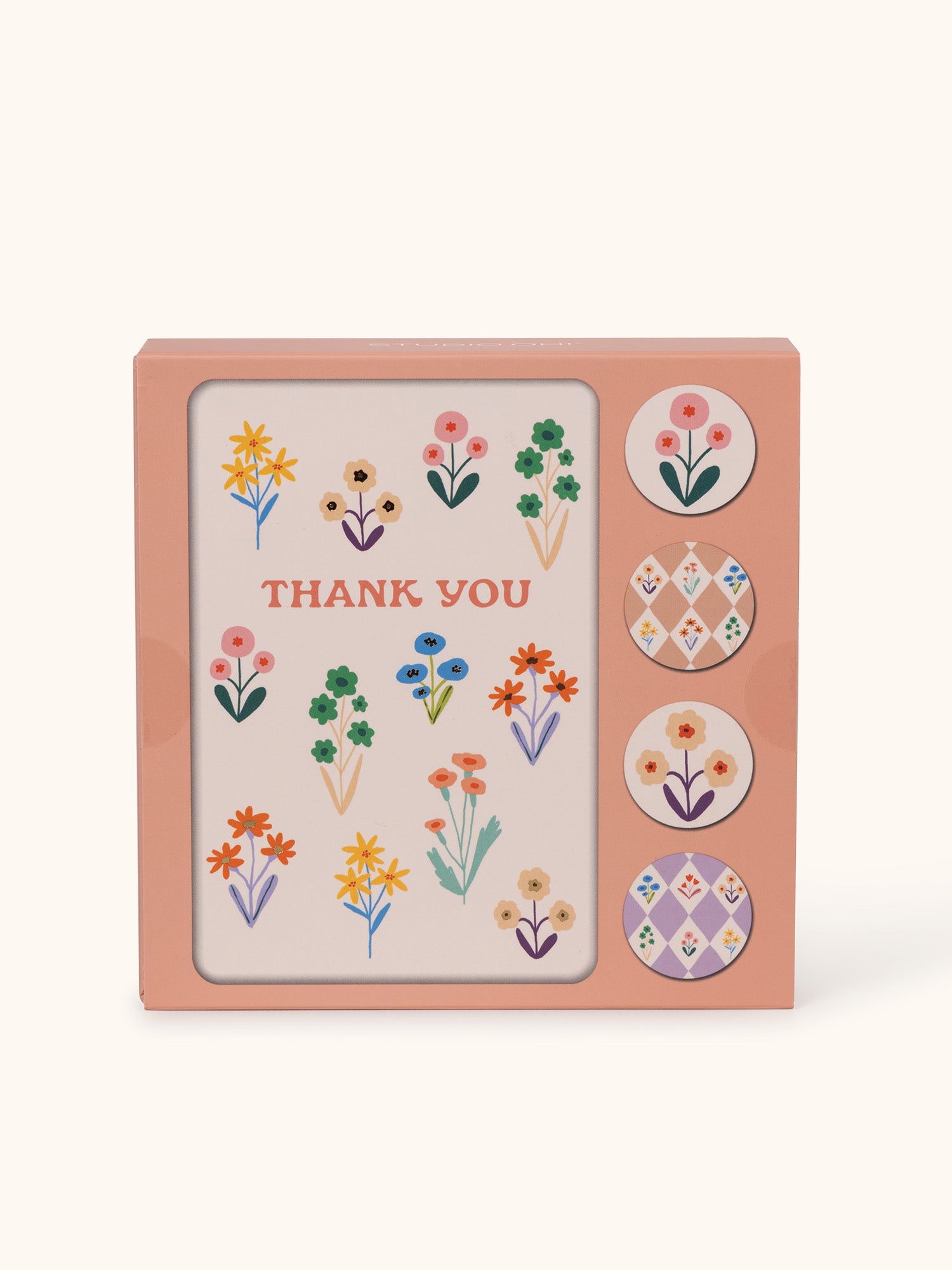 Meadow Lane Assorted Note Card Set with Stickers