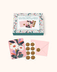 Blooming Reflections Note Card Set with Wax Seal