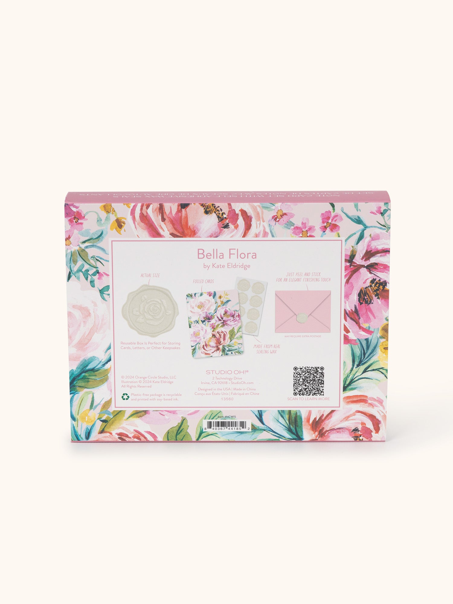 Bella Flora Studio Note Cards with Matching Wax Seals – Studio Oh!