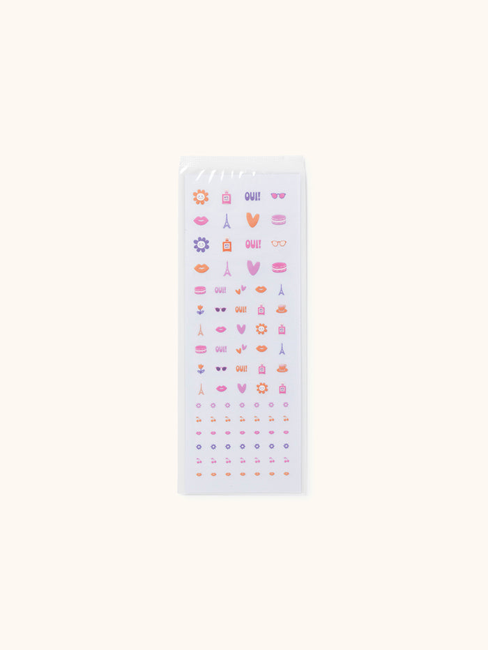 French Adventure Nail Stickers
