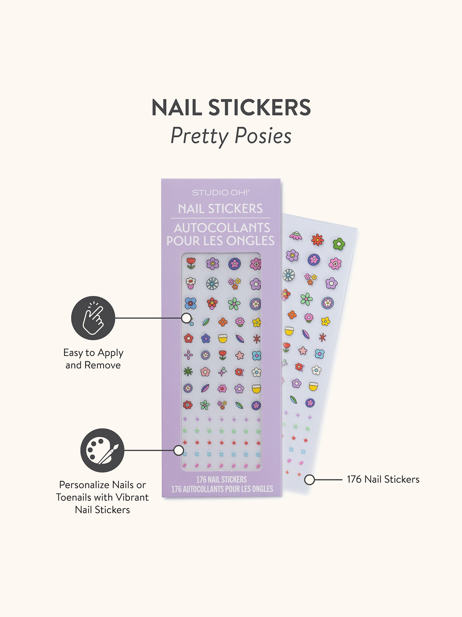 Pretty Posies Nail Stickers