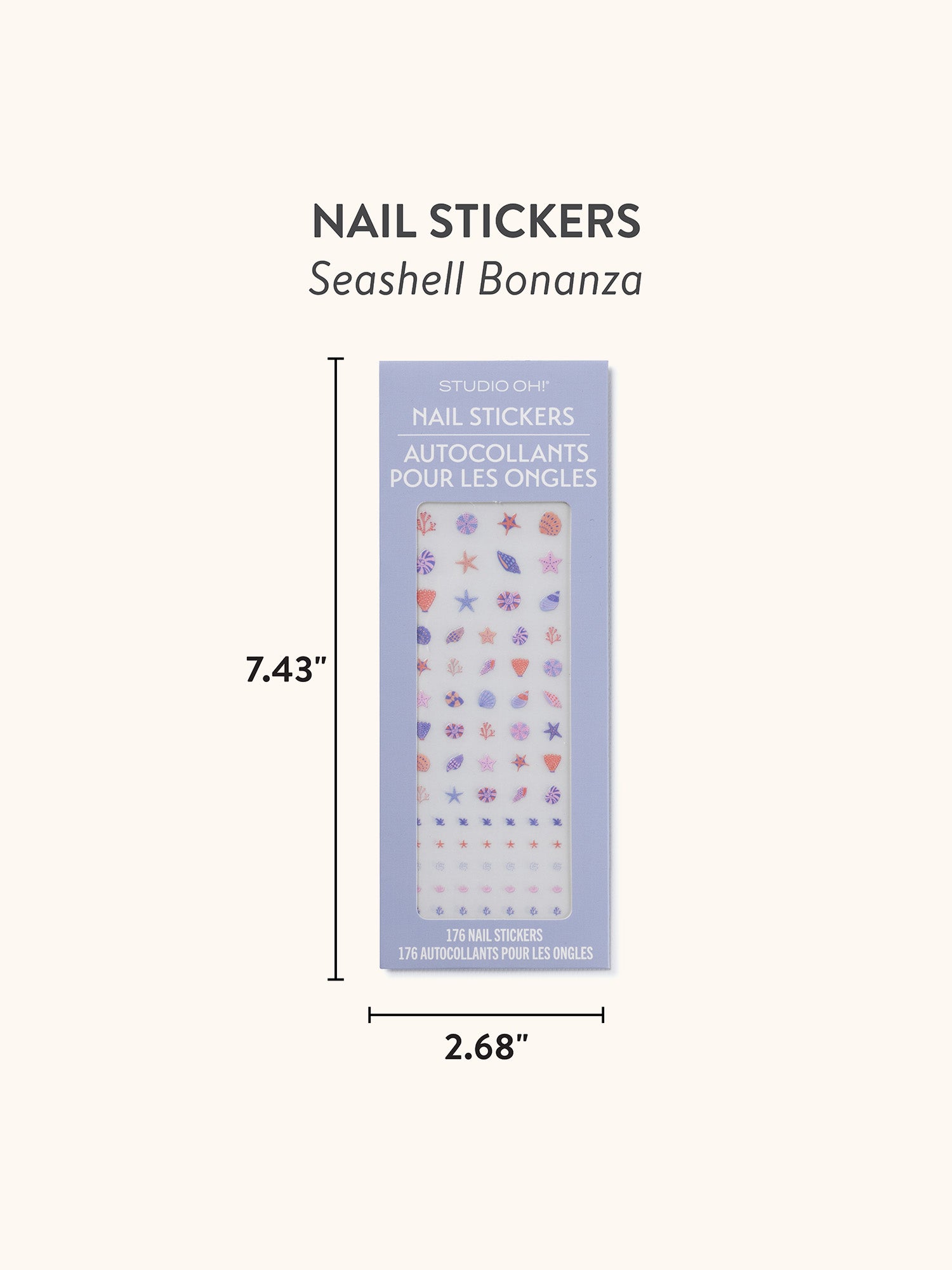 Seashell Bonanza Nail Stickers