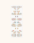 Floral Moths Mani Nail Wrap Kit