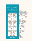Floral Moths Mani Nail Wrap Kit
