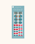 Mushrooms Pedi Nail Wrap Kit