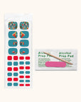 Mushrooms Pedi Nail Wrap Kit