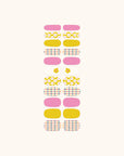 Crisscross Daisies Mani Nail Wrap Kit