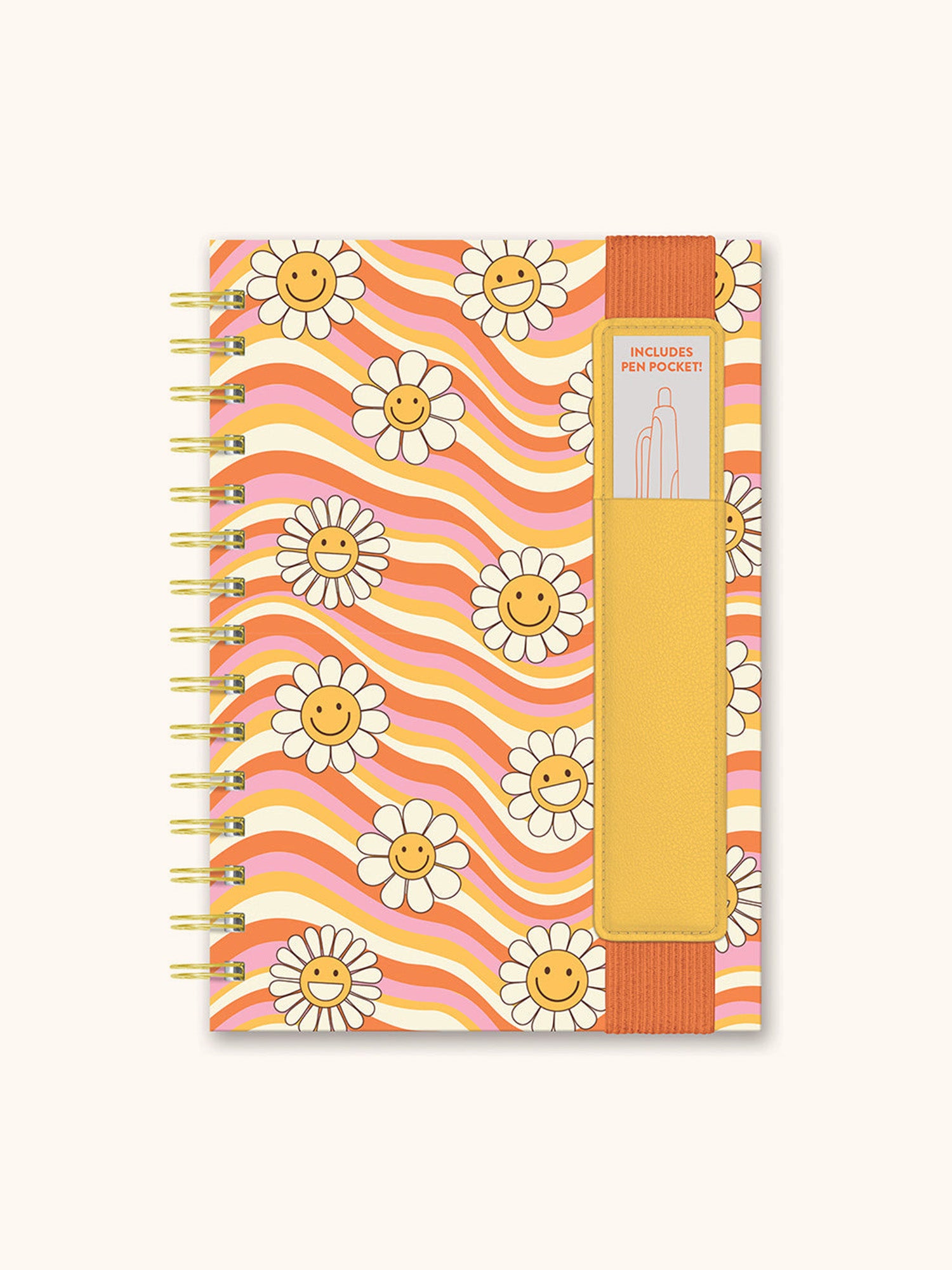 Okubo 日直ノート Waves of Melody Oliver Notebook with Pen Pocket – Studio Oh!