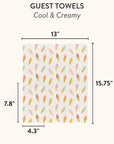 Cool & Creamy Guest Towels